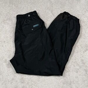 VTG Columbia Sportswear Womens XL Black Nylon Lightweight Wind Hiking Snow Pants